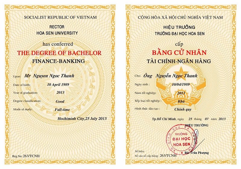 Dịch vụ làm bằng Đại học tại chức tại TpHCM có hồ sơ gốc giá rẻ