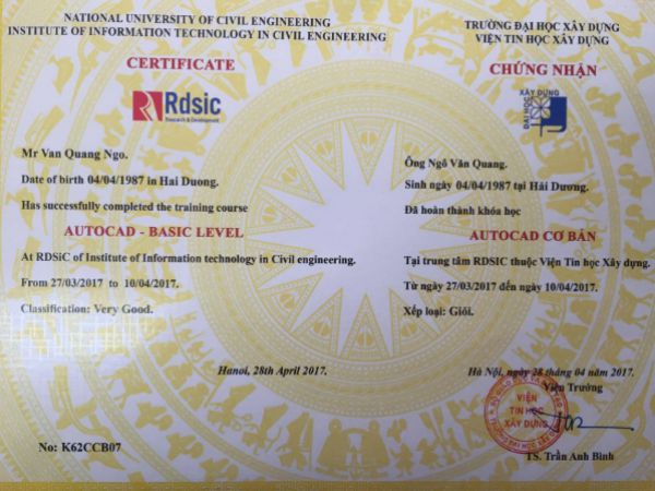 Dịch Vụ Làm Chứng Chỉ Autocad Giả Uy Tín Tại Làm Bằng Giả Giá Rẻ