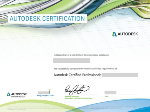 Autodesk Certified Professional (ACP) - Làm Chứng chỉ AutoCAD chuyên nghiệp