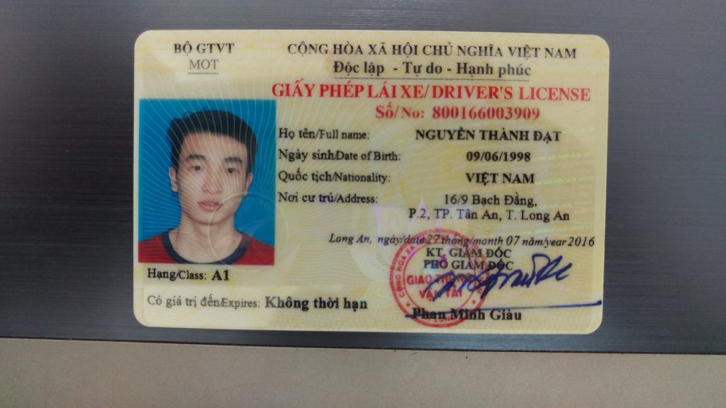 Giấy phép lái xe (GPLX)