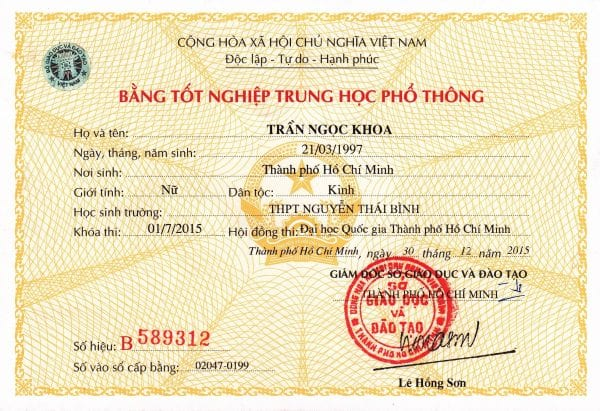 Làm bằng cấp 3 giả như thế nào là đạt yêu cầu