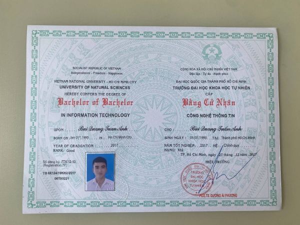 Làm Bằng Đại Học Tại TPHCM Chất Lượng Giống Thật 100%