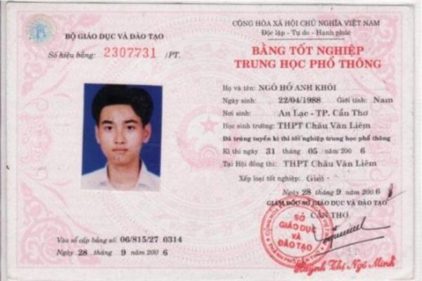 Làm Bằng Cấp 3 Phôi Thật Có Học Bạ Giá Chỉ Từ 1 Triệu