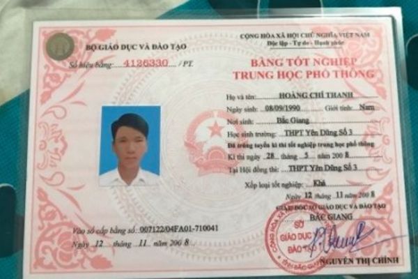 Làm Bằng Cấp 3 Phôi Thật Có Học Bạ Giá Chỉ Từ 1 Triệu